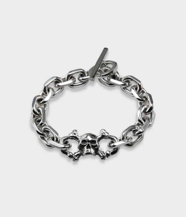 Skull Knife Edge Bracelet by Stephen Einhorn
